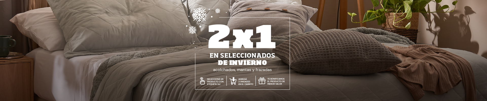 2x1 En Seleccionados De Invierno Arredo