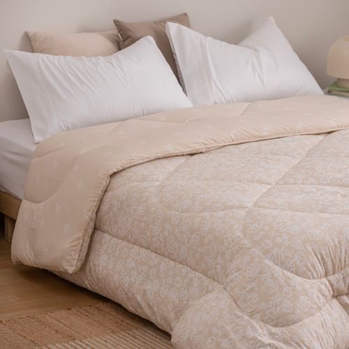 Acolchado King Reversible Flor Pureza
