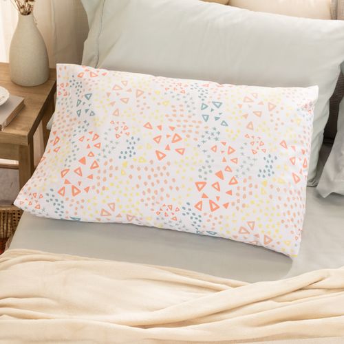 Funda de Almohada Queen Formas Coloridas