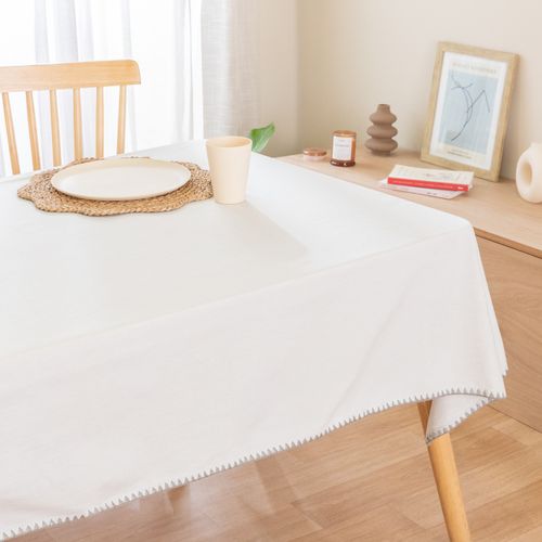 Mantel Rectangular Grande Liso Picot