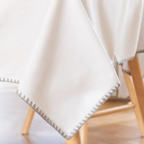 Mantel Rectangular Grande Liso Picot
