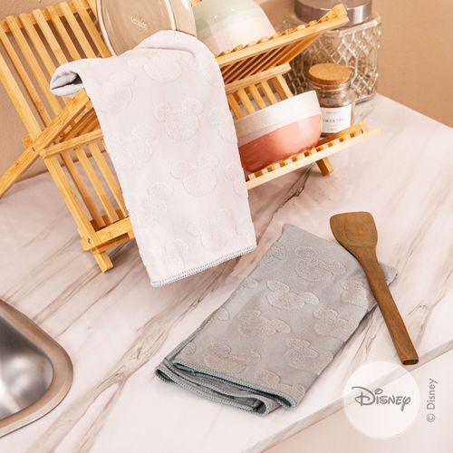 Set de 2 Paños Repasadores Disney Textura Mickey