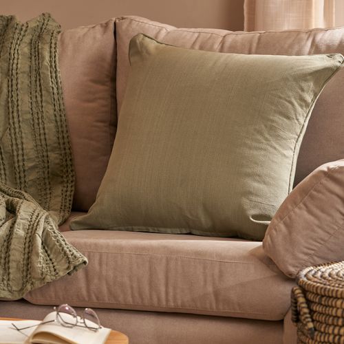 Funda de Almohadón Liso con Vivo