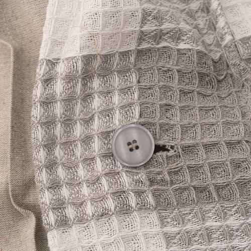 Funda de Acolchado King Waffle a Cuadros