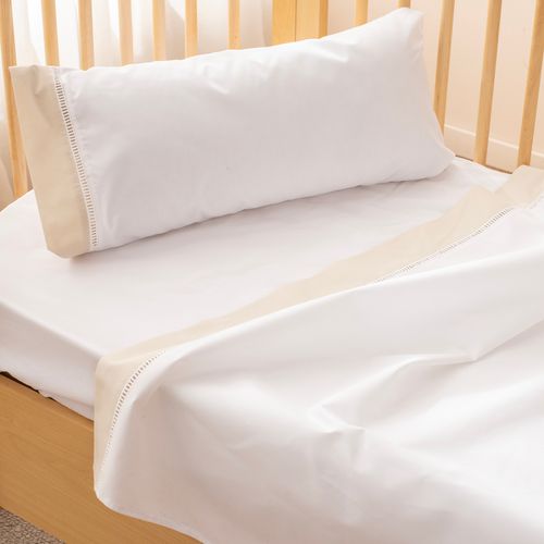 Juego de Sábanas Cuna Funcional Algodón Línea Egipcia 210 Hilos