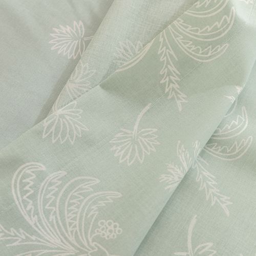 Juego de Sábanas Extra Queen Algodón Blend Palm Truth