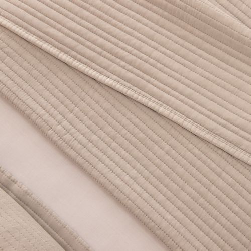 Cubrecama Twin Reversible Stone Wash Bastones