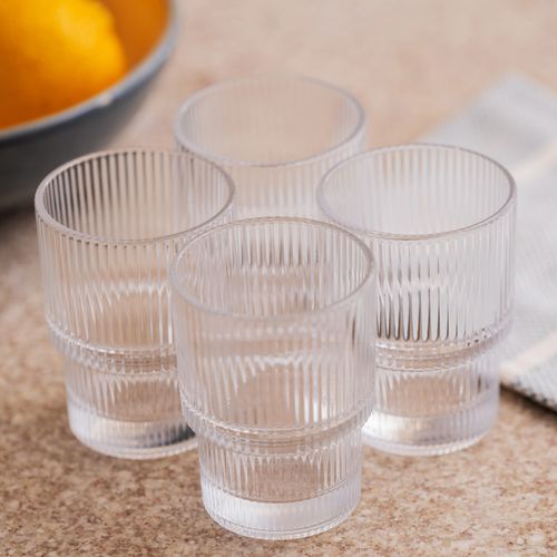 Set de 4 Vasos de Vidrio