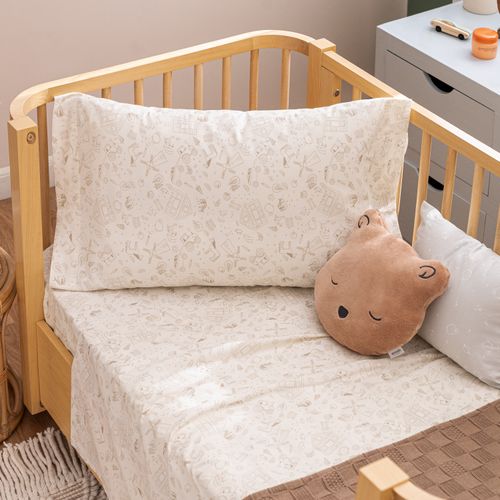 Juego de Sábanas Cuna Funcional Algodón Granero