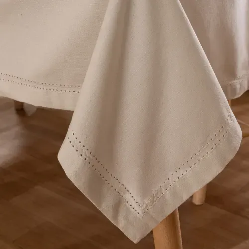 Mantel Mediano Rectangular Liso con Vainilla