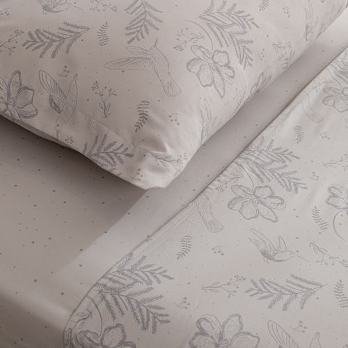 Juego de Sábanas Extra Queen Extra Suave Colibríes