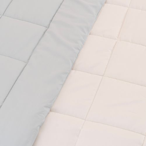 Acolchado Queen Reversible Liso