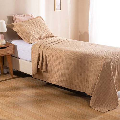 Cubrecama 1 Plaza Nido De Abeja Grande