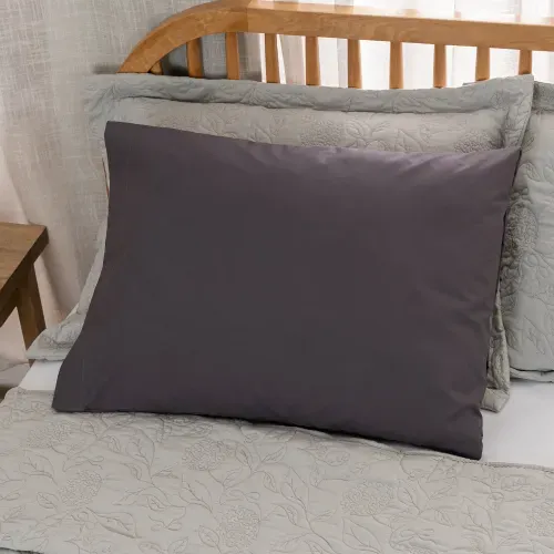 Funda de Almohada Queen Algodón Línea Egipcia 210 Hilos