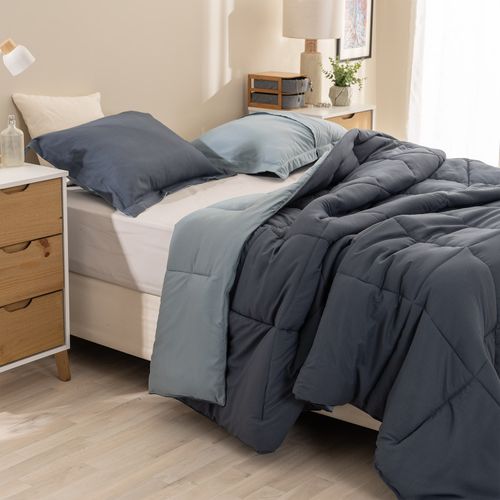 Plumón Queen Reversible Liso