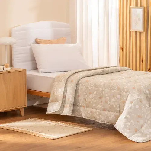 Acolchado Twin Mickey Natural