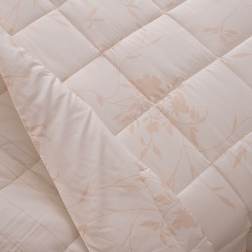 Acolchado Queen Reversible Hojas Enredadas