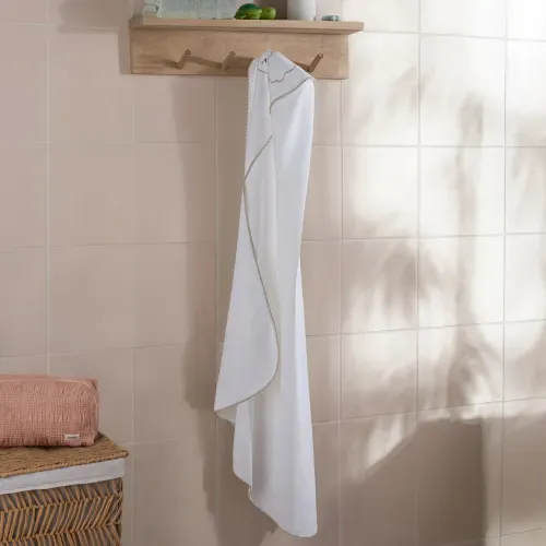 Bata de Bebé Con Capucha Ovejita