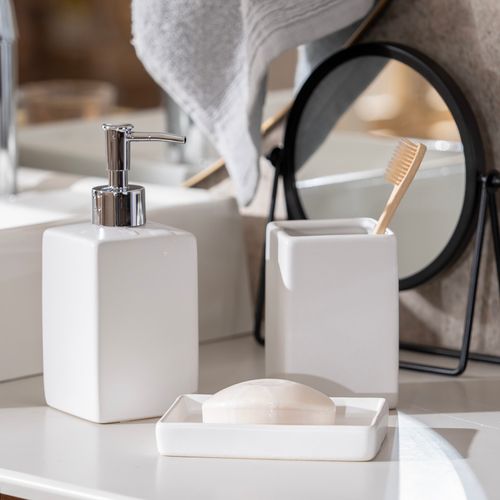 Portacepillo de Dientes de Cerámica Liso