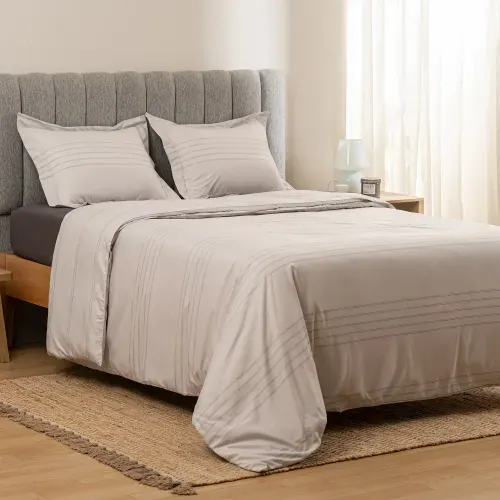 Funda de Acolchado King Rayas Max