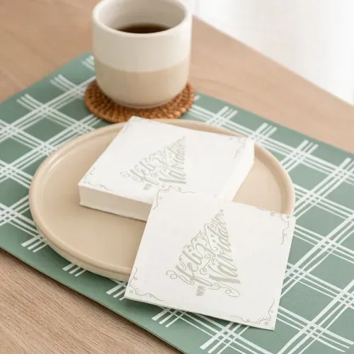 Set de 25 Servilletas de Papel Estampadas