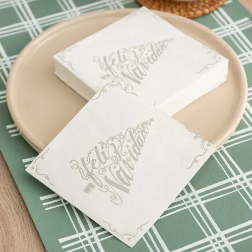 Set de 25 Servilletas de Papel Estampadas