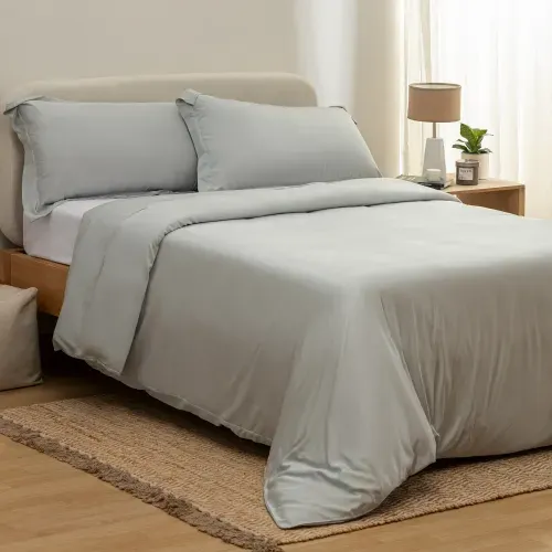 Funda de Acolchado King Bambú Lisa