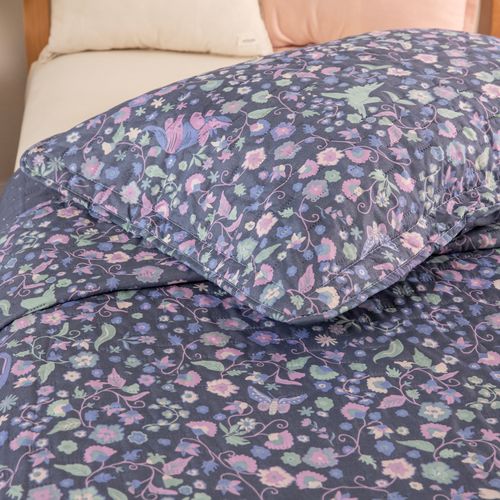 Cubrecama 1 Plaza Reversible Liberty Dinos