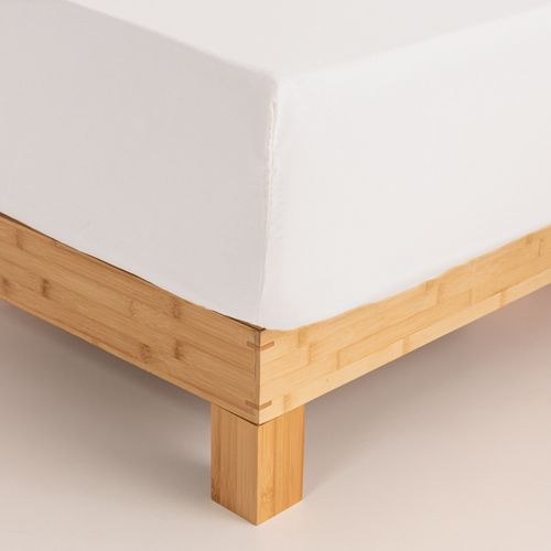 Sábana Ajustable Extra Queen Algodón Satén 360 Hilos Liso