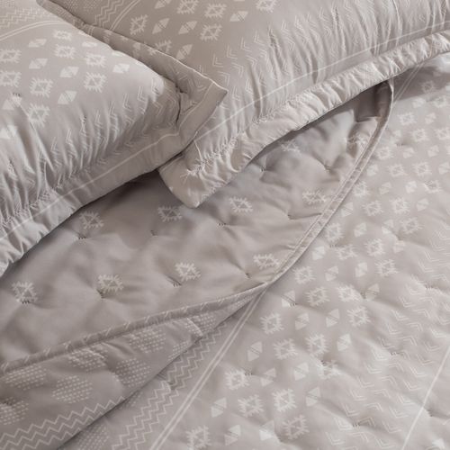 Cubrecama Queen Reversible Inca Calm