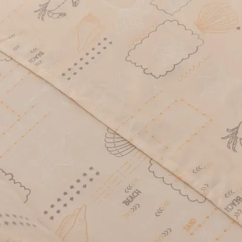 Juego de Sábanas 1 Plaza Postal Playa