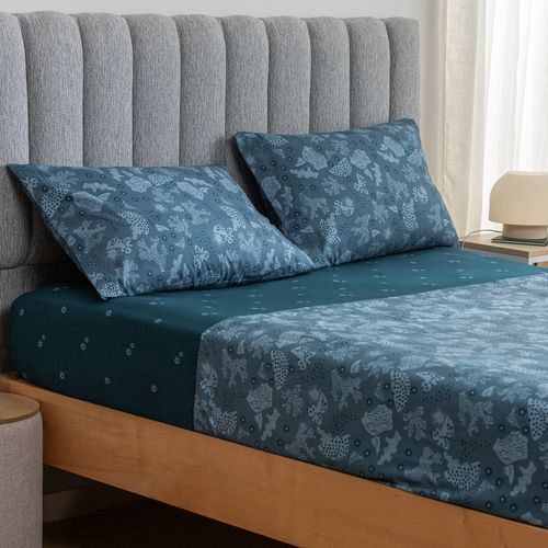 Juego de Sábanas Extra Queen Formas Marinas