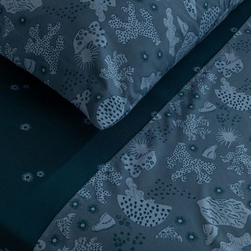 Juego de Sábanas Extra Queen Formas Marinas