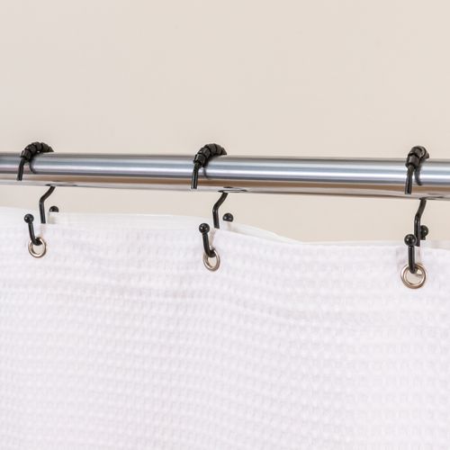 Ganchos Dobles para Cortina de Baño