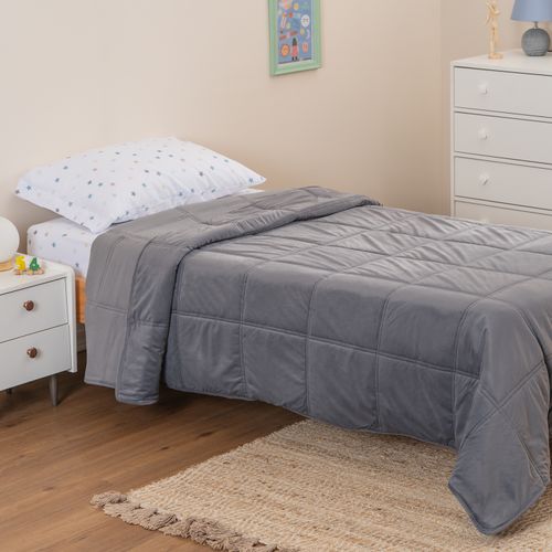 Acolchado Twin Plush Velvet Liso