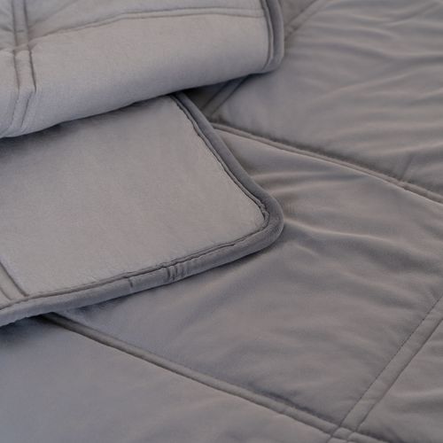 Acolchado Twin Plush Velvet Liso