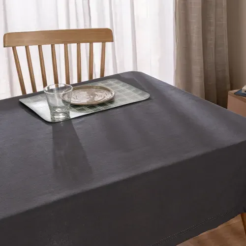 Mantel Mediano Rectangular Liso con Vainilla