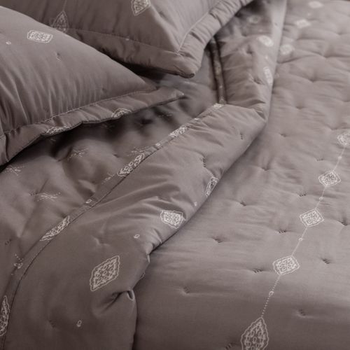 Cubrecama King Reversible Rombo Formal