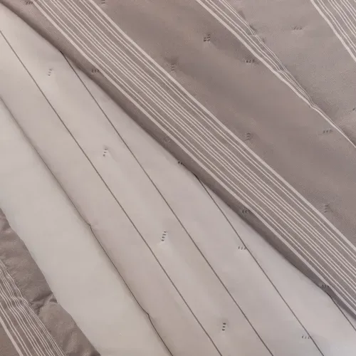 Cubrecama Twin Reversible Rayas