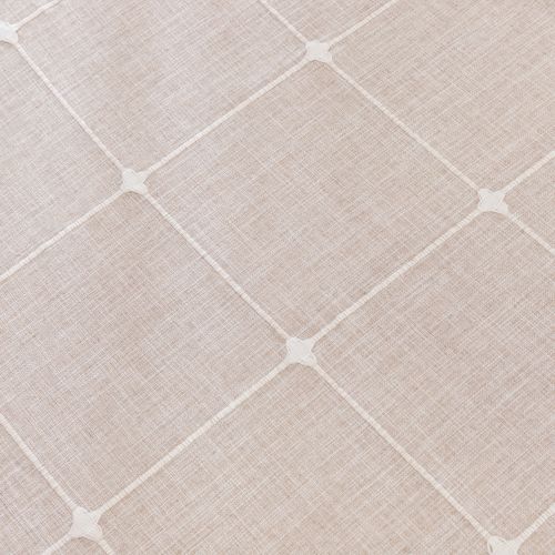 Mantel Rectangular Grande Antimanchas Bordado con Borlas