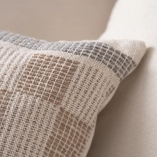 Almohadón Tejido a Cuadros