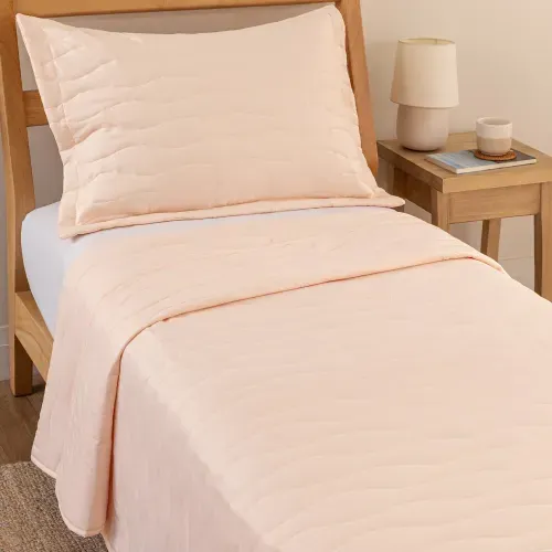 Cubrecama Twin Reversible Extra Suave Nueva Onda