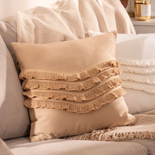 Funda de Almohadón con Flecos V