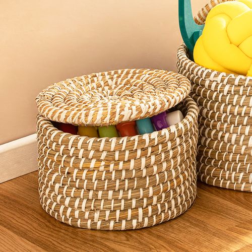 Contenedor Chico Cilindro con Tapa