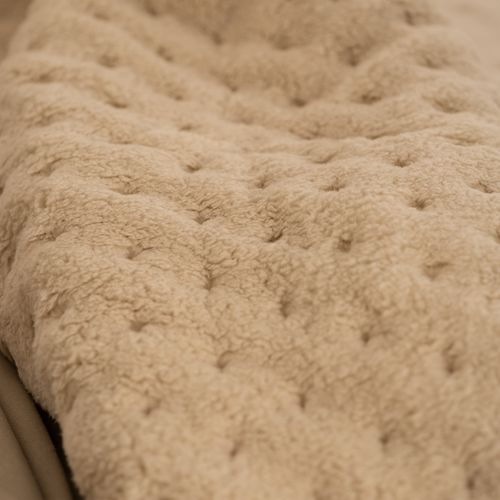 Cubrecama Queen con Corderito Heatpress