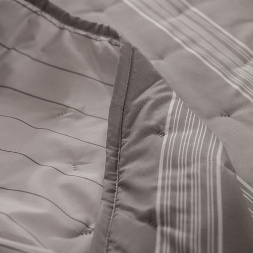 Cubrecama King Reversible Rayas
