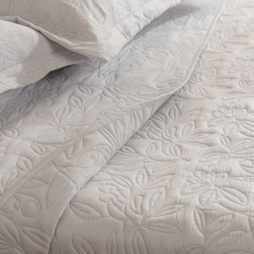 Cubrecama King de Gasa Hojas de Cerezo