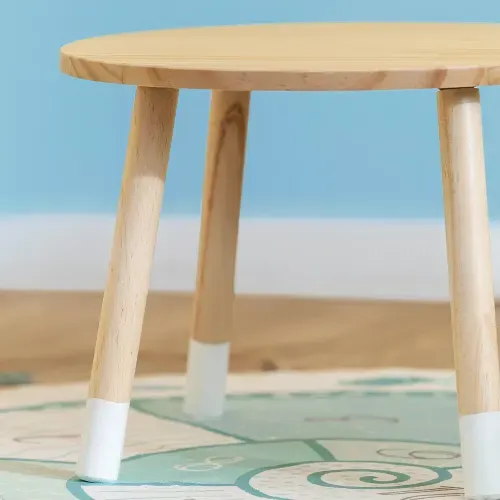 Mesa Infantil Redonda de Madera