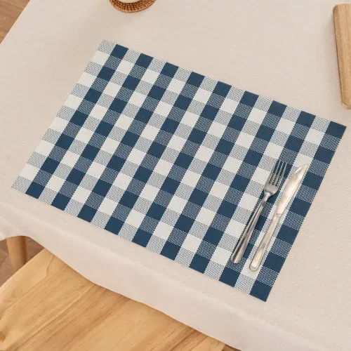 Individual Estampado Cuadrillé Vichy