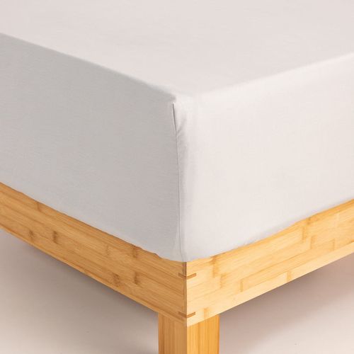 Sábana Ajustable Algodón Blend Lisa